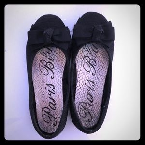 Paris Blue girls dress shoes size 2